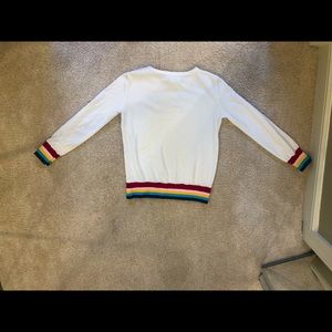 Off white light weight girls sweater
